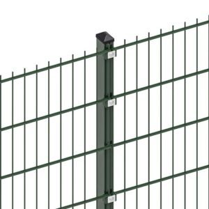 Dubbeltrådat panelstängsel komplett paket